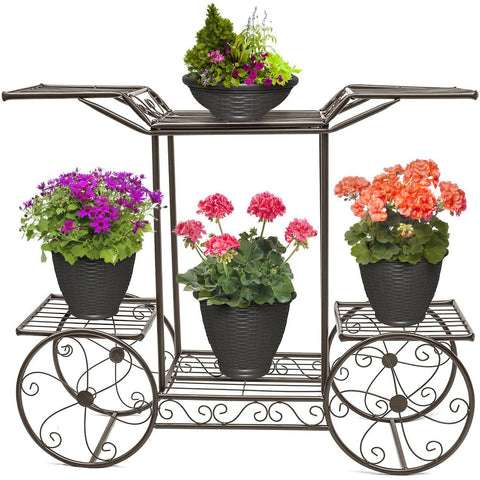 plant stand for large pot Sorbus Garden Cart Stand