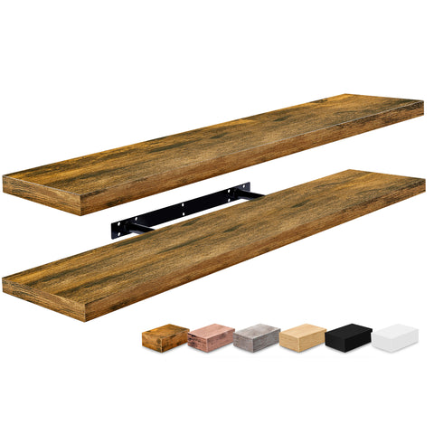 Long Floating Shelves (2 Pack)