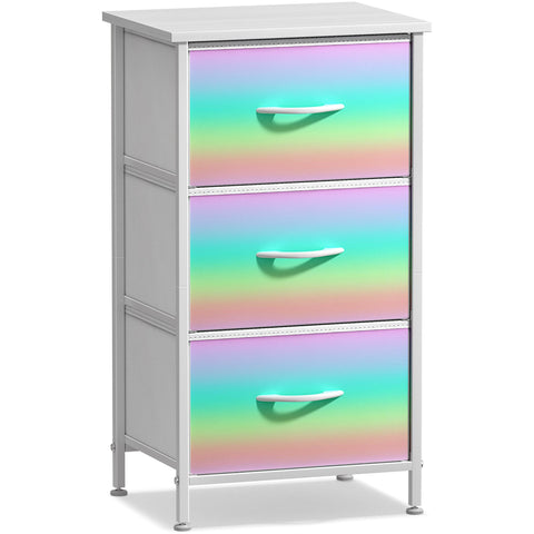 3 Drawer Display Nightstand