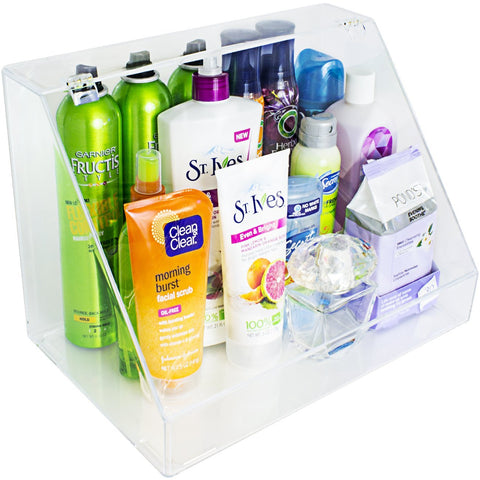 Slanted Lid Cosmetic Display Case