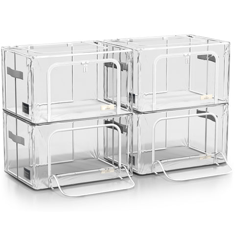 Storage Bins with Metal Frame - Sorbus Home