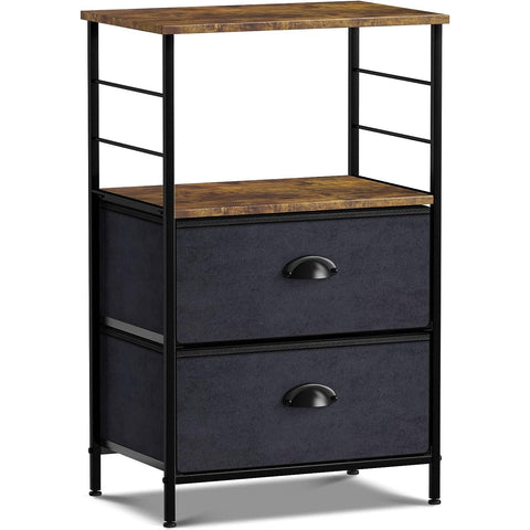 Drawer Tall Nightstand Table