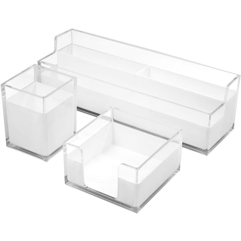 Acrylic Desk Organizer Set (3 Piece)