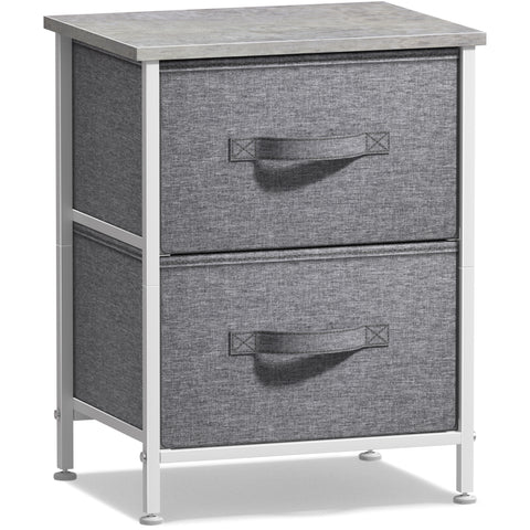 2 Drawer Display Nightstand