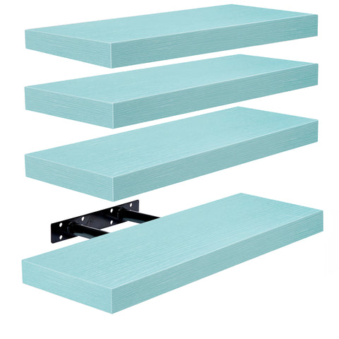 Wall Mounted Bookshelf (4 Pack)