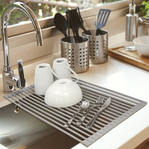 Roll-Up Dish Drying Rack