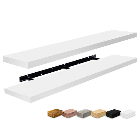 55-Inch Extra Long Floating Shelves (Set of 2)
