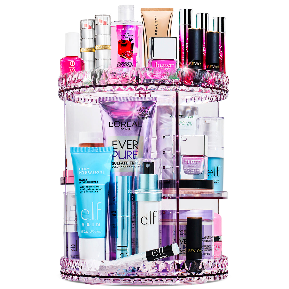 360° Makeup Organizer Carousel