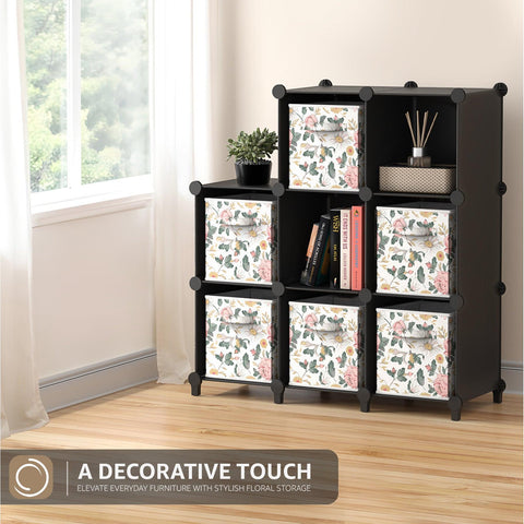11" Cube Storage Bins (6 Pack)