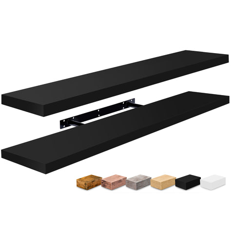 Long Floating Shelves (2 Pack)