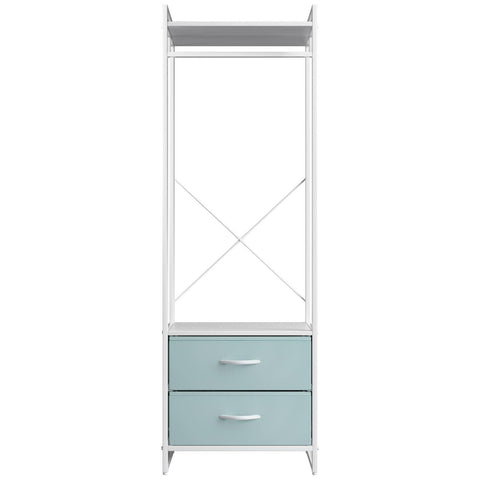 2 Drawer Clothing Rack Storage