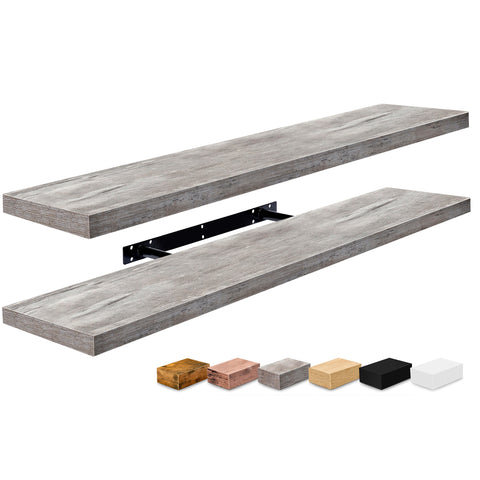 Long Floating Shelves (2 Pack)