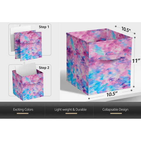 11" Cube Storage Bins (6 Pack)