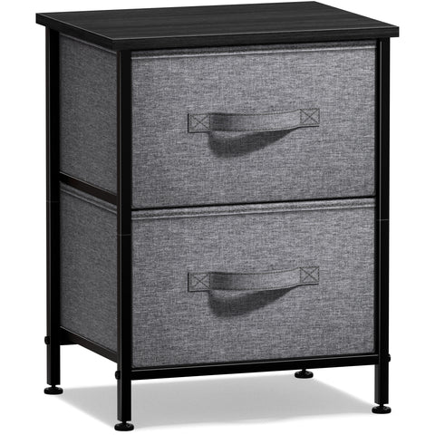 2 Drawer Display Nightstand