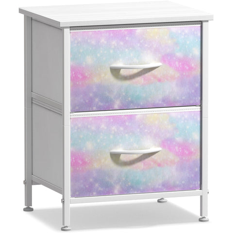 2 Drawer Display Nightstand