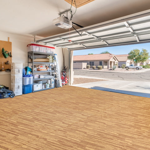 16 Tiles 64 Sq ft Wood Grain Foam Tiles