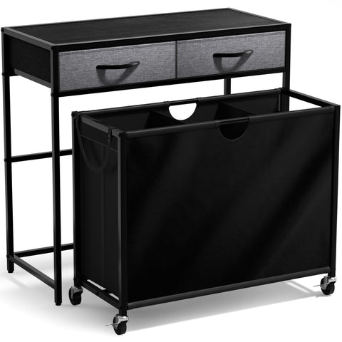 Pull-Out Laundry Hamper with Wheels