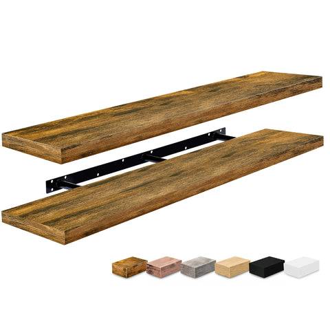 55-Inch Extra Long Floating Shelves (Set of 2)