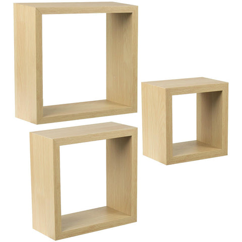 Square Floating Shelf (Set of 3)