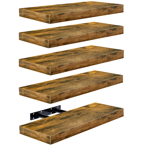 Wall Mounted Floating Shelves (5 Pack)