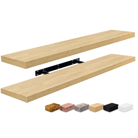 Long Floating Shelves (2 Pack)