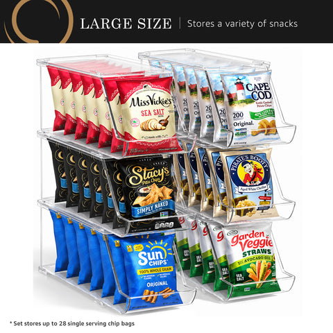 Open Front Snack Bins