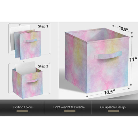 11" Cube Storage Bin (Single Pack Tie-Dye)