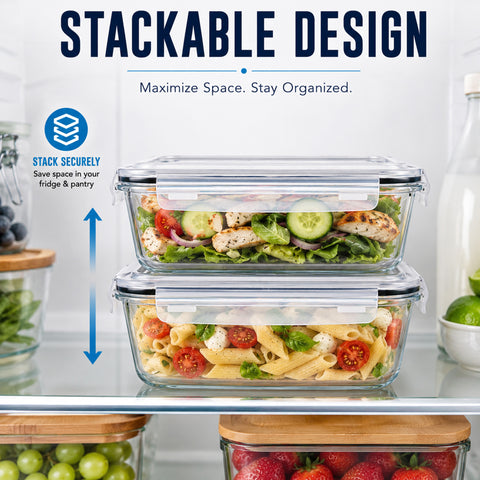 Glass Food Storage Container with Lid
