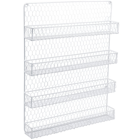 Chicken Wire Spice Rack (4 Tier)