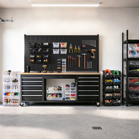 Open Front Garage Storage Bin (Small)