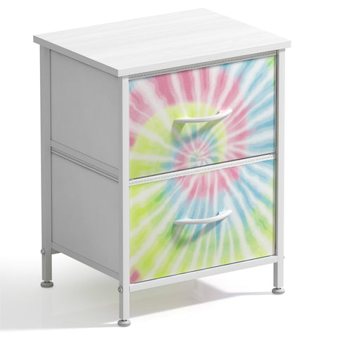 2 Drawer Display Nightstand
