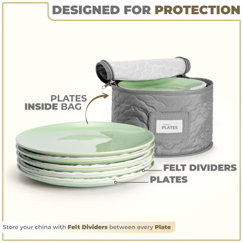 Dinnerware Quilted Storage Set (8 Pc)