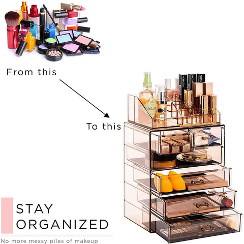 Makeup Organizer Set Tray (6 Drawer)