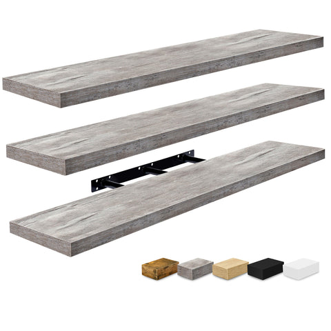 Extra Long Floating Shelves (Set of 3)