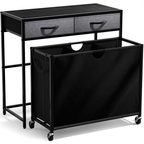 Pull-Out Laundry Hamper with Wheels