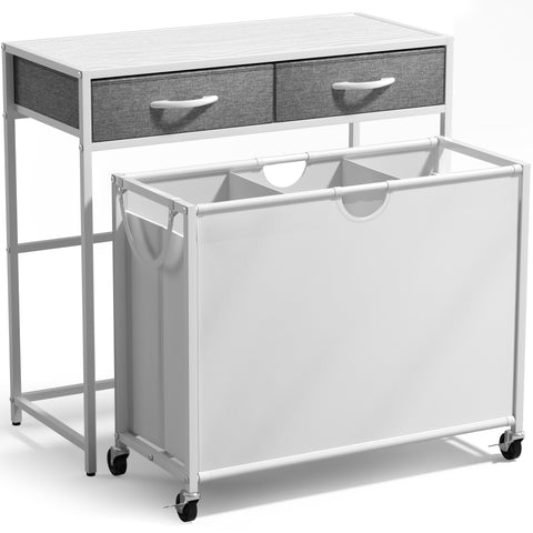 Pull-Out Laundry Hamper with Wheels