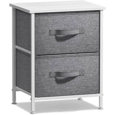 2 Drawer Display Nightstand