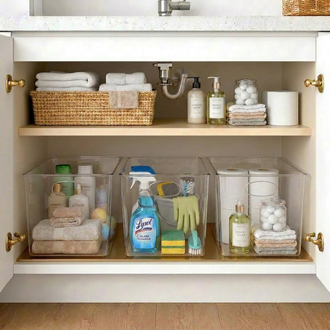 Clear Storage Bins Large