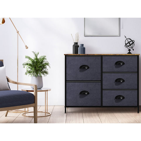 5 Drawer Dresser Nightstand