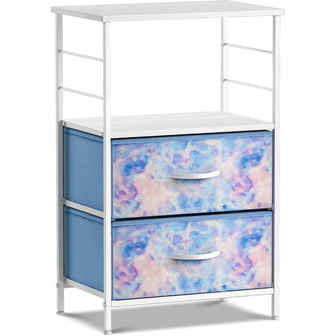 2-Drawer Table Shelf (Pastel Colors)