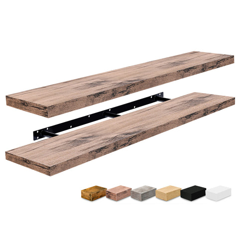 55-Inch Extra Long Floating Shelves (Set of 2)