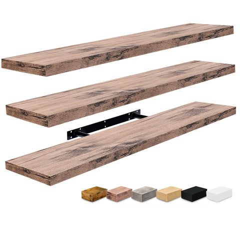 Large Floating Shelves (Set of 3)