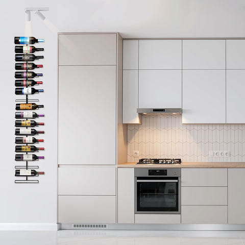 6-Tier Bottle Wall Mounted Wine Rack