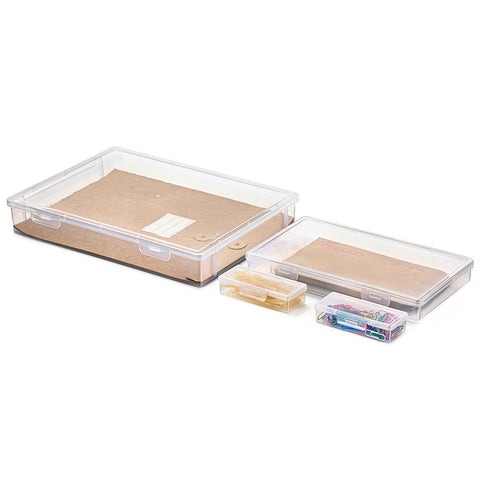 Document & Paper Storage Box Set (4 Pc)