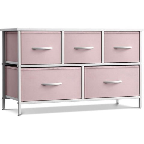 5 Drawer Wide Short Dresser