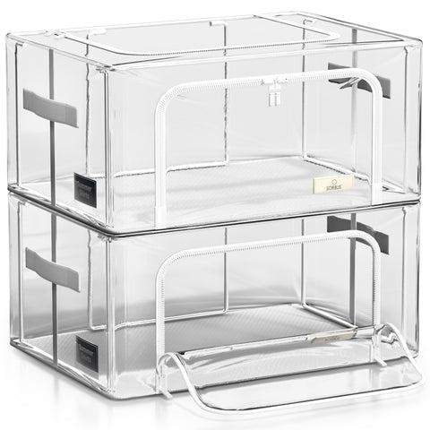 Storage Bins with Metal Frame - Sorbus Home