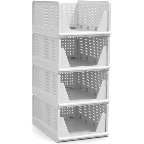 Stackable Shelf Organizer (Set of 4)