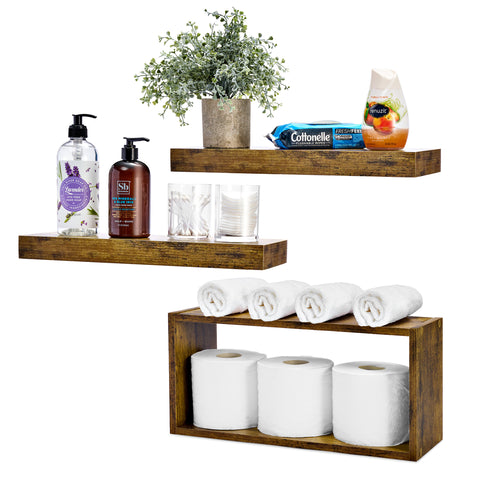 Floating Shelves for Wall (Set of 3)