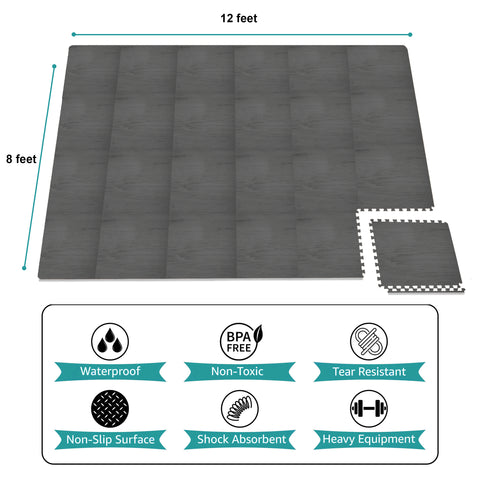 Floor Play Mat Interlocking Set (24 and 36 Pc Set) - Sorbus Home