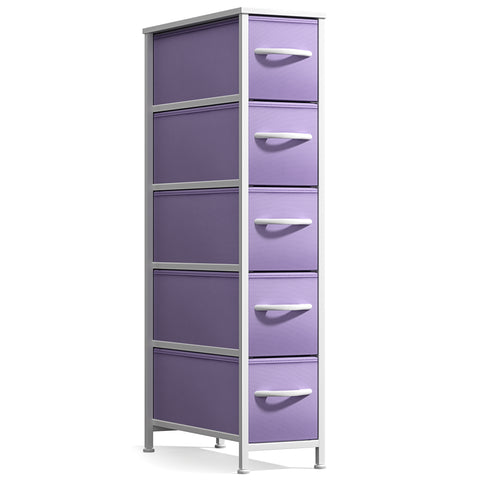 5 Drawer Narrow Storage Tower